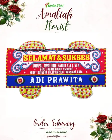 Papan Bunga Ucapan Selamat Kapi